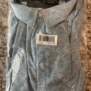 Saks Fifth Avenue Heathered Blue Shirt